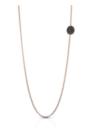 Pink silver necklace with coin Angela Puttini Gioielli | CO619FROSA